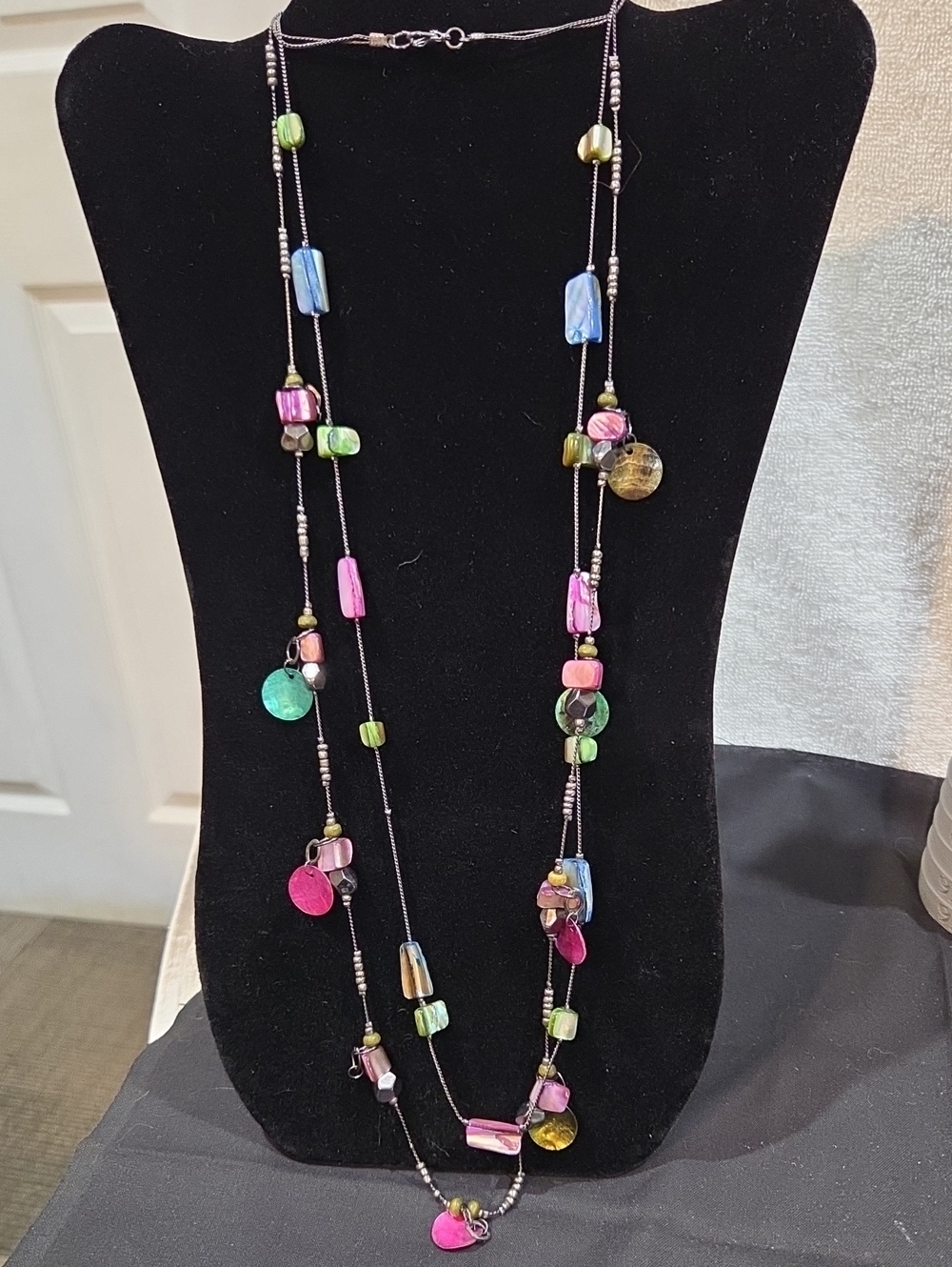 Multicolor Beaded Long Necklace